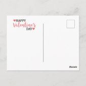 Schattige Valentijnsdag Dog briefkaart (Achterkant)