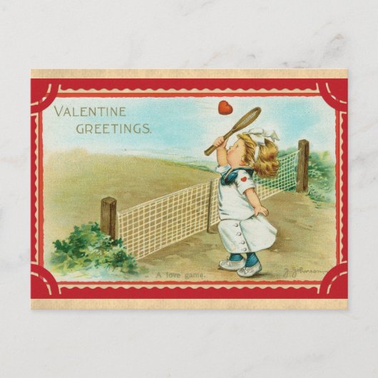 Schattige  Valentijnsdag Groeten Liefde Spel Briefkaart (Voorkant)