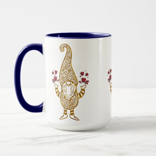 schattige Valentijnsdag houdt van koepelkogels Mok (Links)