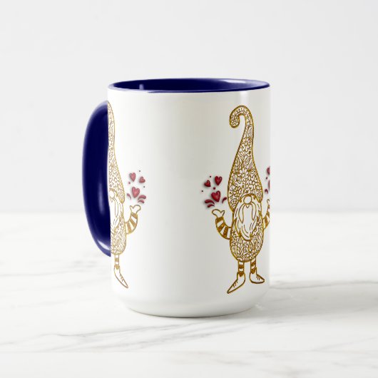 schattige Valentijnsdag houdt van koepelkogels Mok (Voorkant links)