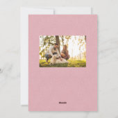 Schattige Valentijnsdag huisdier foto warm wazig z Feestdagenkaart (Achterkant)