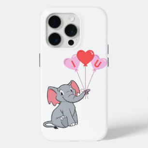 schattige Valentijnsdag Ik hou van je hart iPhone 15 Pro Case
