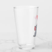 schattige Valentijnsdag Ik hou van je hart Glas (Rechts)