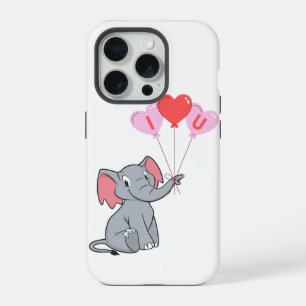 schattige Valentijnsdag Ik hou van je hart iPhone 15 Pro Case