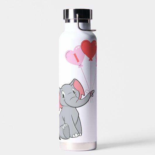 schattige Valentijnsdag Ik hou van je hart Waterfles (Links)