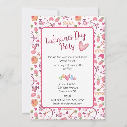 Schattige Valentijnsdag Kaart (Voorkant)