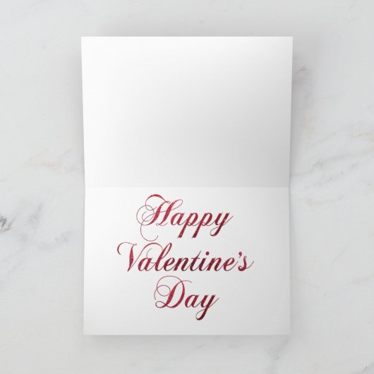 Schattige Valentijnsdag Kat Feestdagen Kaart (Binnen)