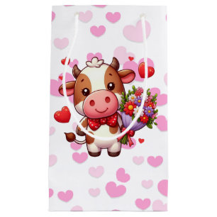 Schattige Valentijnsdag koe Klein Cadeauzakje