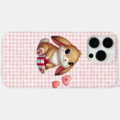 Schattige Valentijnsdag konijn konijn Case-Mate iPhone Case (Achterkant (horizontaal))