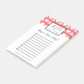 Schattige Valentijnsdag Krabbelhartjes Post-it® Notes (Schuin)