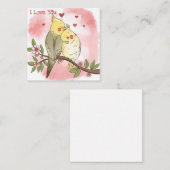 Schattige Valentijnsdag Notitiekaartje (Voorkant / Achterkant)