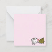 Schattige Valentijnsdag Notitiekaartje (Achterkant)