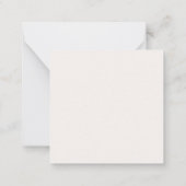 Schattige Valentijnsdag Notitiekaartje (Achterkant)