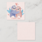 Schattige Valentijnsdag Notitiekaartje (Voorkant / Achterkant)