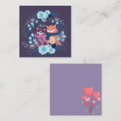 Schattige Valentijnsdag Notitiekaartje (Voorkant / Achterkant)