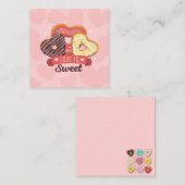 Schattige Valentijnsdag Notitiekaartje (Voorkant / Achterkant)