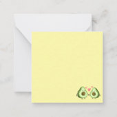 Schattige Valentijnsdag Notitiekaartje (Achterkant)