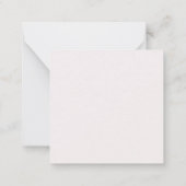 Schattige Valentijnsdag Notitiekaartje (Achterkant)