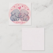 Schattige Valentijnsdag Notitiekaartje (Voorkant / Achterkant)