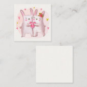 Schattige Valentijnsdag Notitiekaartje (Voorkant / Achterkant)