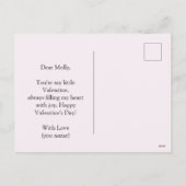 Schattige Valentijnsdag Puppies Kinderen   Feestdagenkaart (Achterkant)