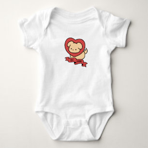 Schattige Valentijnsdag Puppy Wees Van Mij Romper