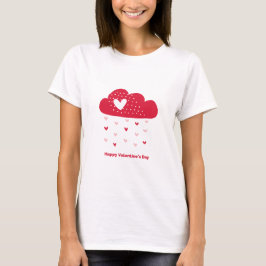 Schattige Valentijnsdag Romantisch Hart - Valentin T-shirt