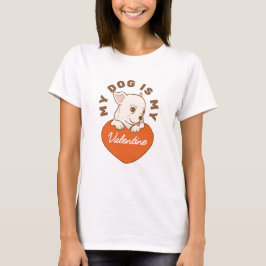 Schattige Valentijnsdag Romantisch Hart - Valentin T-shirt