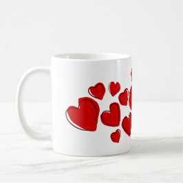 Schattige Valentijnsdag Rood Jij + Ik = Wij Koffiemok