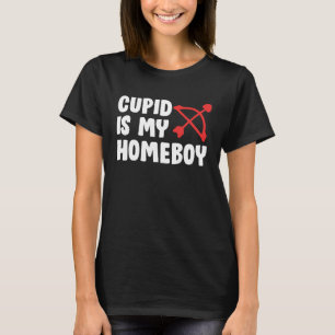 Schattige Valentijnsdag T-shirts Cupido is mijn g