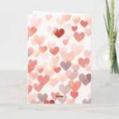 Schattige Valentijnsdag Vouw- & Bewerkbare, Kat Ha Feestdagen Kaart (Achterkant)