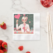 Schattige Valentijnsdag wetenschapper Servet (Insitu)