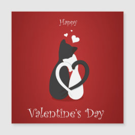 Schattige Valentijnsdagkatten Liefde