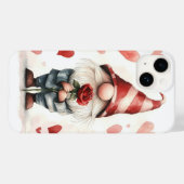 Schattige Valentijnse Gnoom: met een Roos Case-Mate iPhone Case (Achterkant (horizontaal))