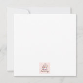 Schattige Valentijnse Gnoom: met een Roos Kaart (Achterkant)