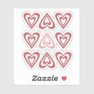 Schattige Valentijnsharten – Liefde & Romantisch O Sticker