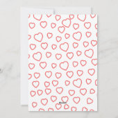 Schattige Valentijnskaart voor kinderen  Feestdagenkaart (Achterkant)