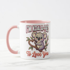 Schattige Valentijnskoala – Ik ben Koala-Fied om v Mok