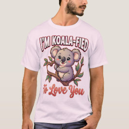 Schattige Valentijnskoala – Ik ben Koala-fied om v T-shirt
