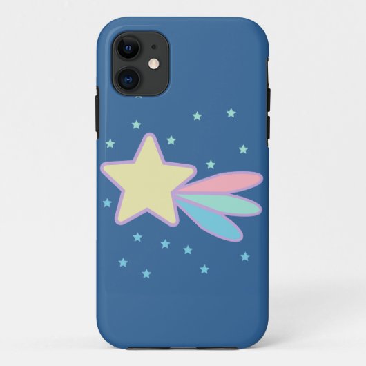 Schattige vallende ster komeet Case-Mate iPhone case (Achterkant)