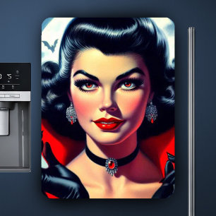 Schattige vampier pin-up magneet