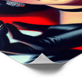 Schattige Vampier Pin-up Poster (Hoek)
