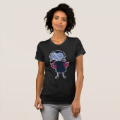 schattige vampier schoolmeisje t-shirt (Voorkant volledig)