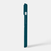 Schattige vampiervleermuis gepersonaliseerd iPhone 15 case (Linkerkant)