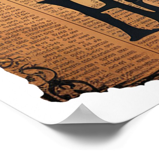 Schattige Vampire  stijl Halloween krant Poster (Hoek)