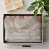 Schattige Varken Blush Pink Flowers Shabby Decoupa Tissuepapier (Geschenk)