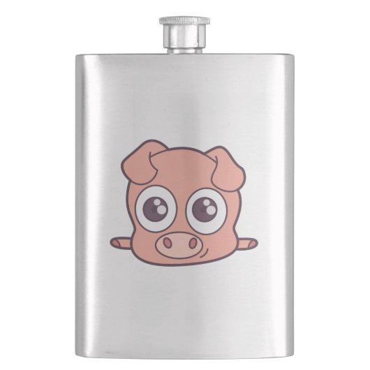 Schattige varken clipart flacon (Voorkant)