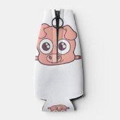 Schattige varken clipart flesjeskoeler (Achterkant)