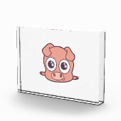 Schattige varken clipart fotoblokken (Rechts)
