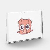 Schattige varken clipart fotoblokken (Links)